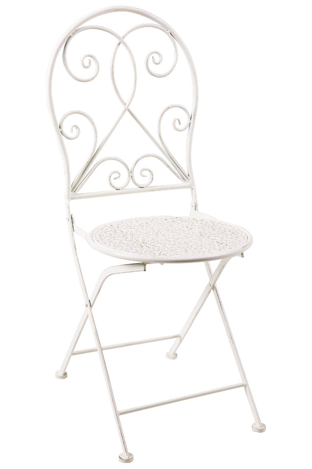 Novità Home Isabelle - Set 1/3 Tavolo Con Due Sedie Bianco Anticato Offerta temporanea