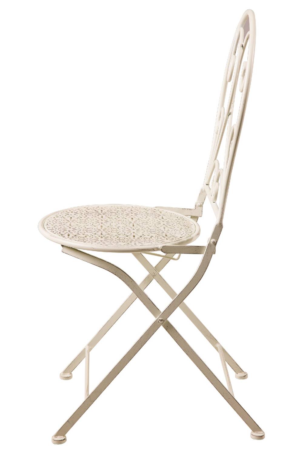 Novità Home Isabelle - Set 1/3 Tavolo Con Due Sedie Bianco Anticato Offerta temporanea