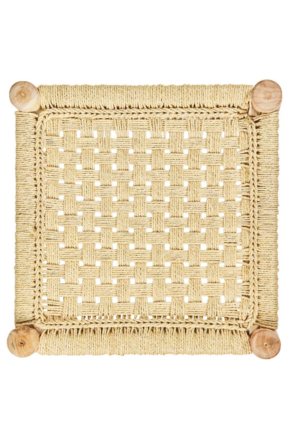 Novità Home Jambe - Sgabello Intreccio Corda Color Naturale ACQUISTA ORA