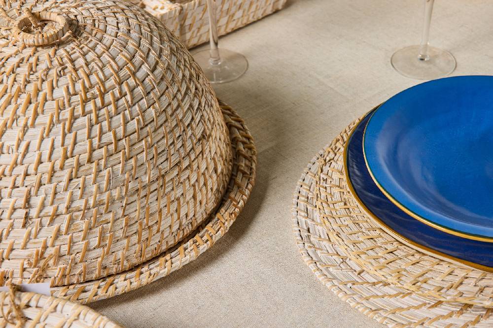 Novità Home Homemade - Sottopiatto Tondo Con Intreccio Centrale Promozione temporanea