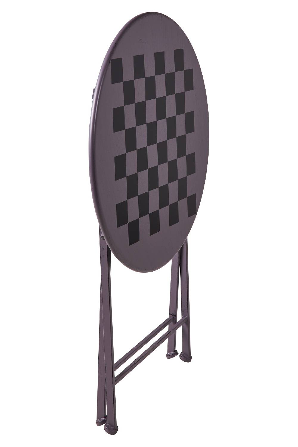 Novità Home Game - Set 1/3 Tavolino Grigio Con Due Sedie Diesgno Scacchiera Solo un giorno rimasto