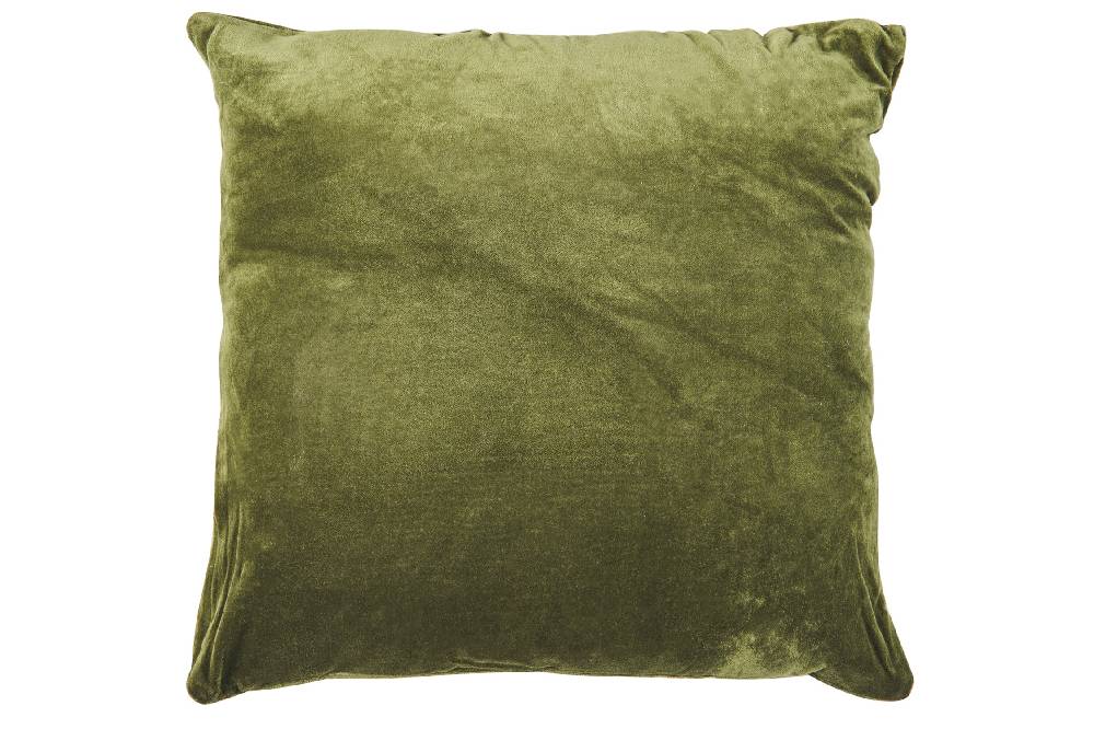 Novità Home Jamai - Cuscino Verde Con Decori Cotone Black Friday Prezzi