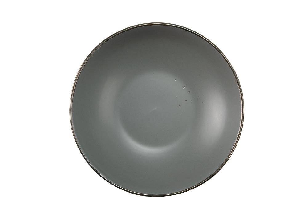 Novità Home Piatto grigio con rimmel marrone Spedizione Gratuita