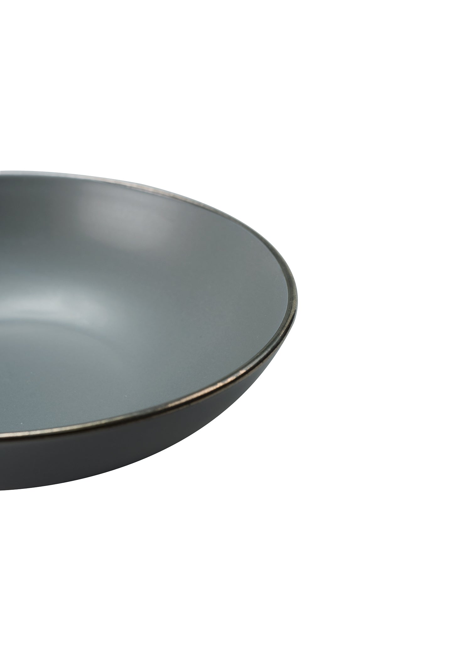 Novità Home Piatto grigio con rimmel marrone Spedizione Gratuita
