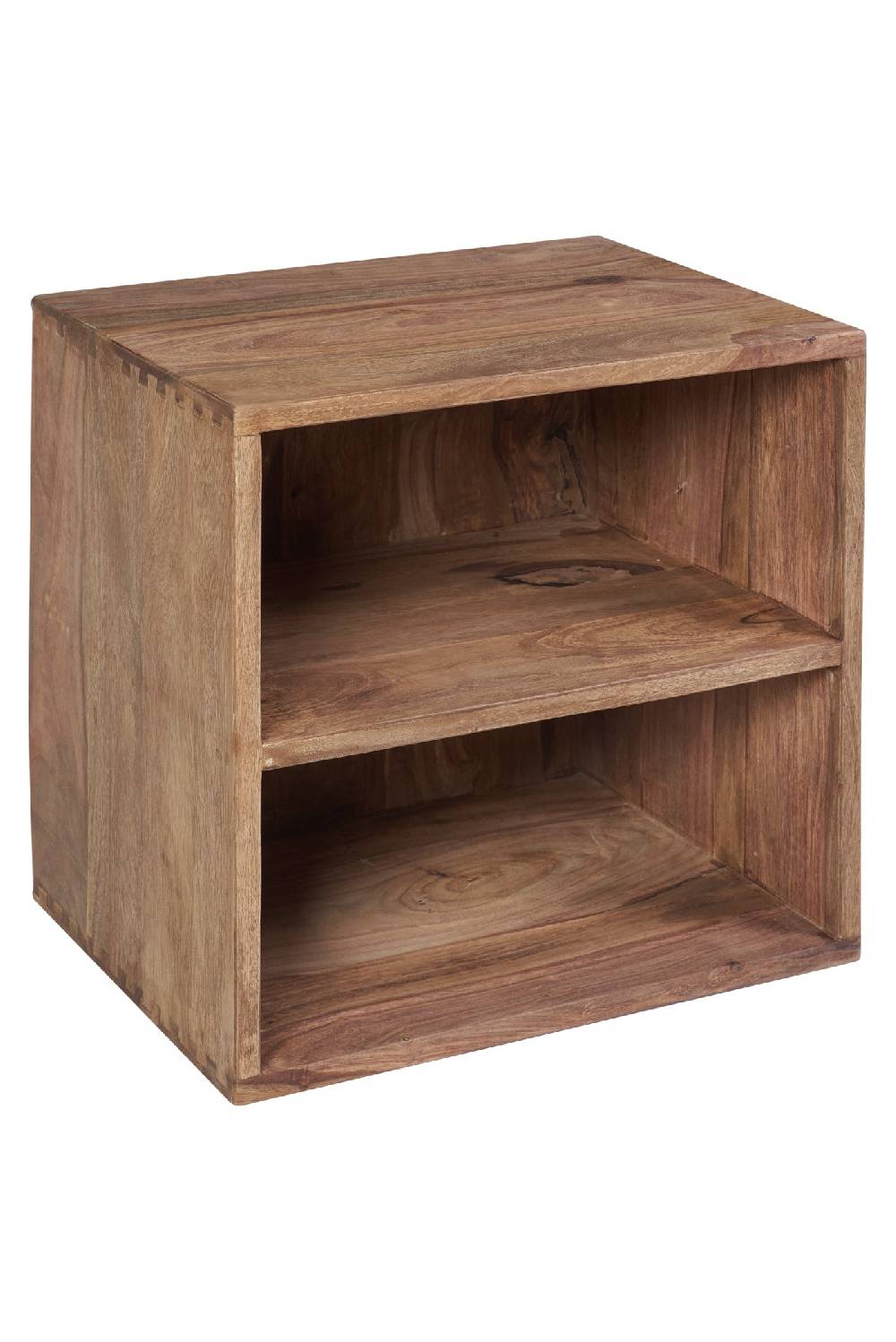 Novità Home Perth - cubo comodino con ripiano in legno naturale Qualità Garantita