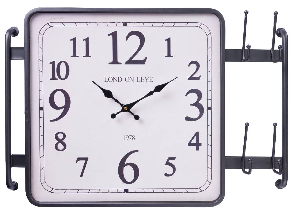 Novità Home Orologio attaccapanni metallo Novità
