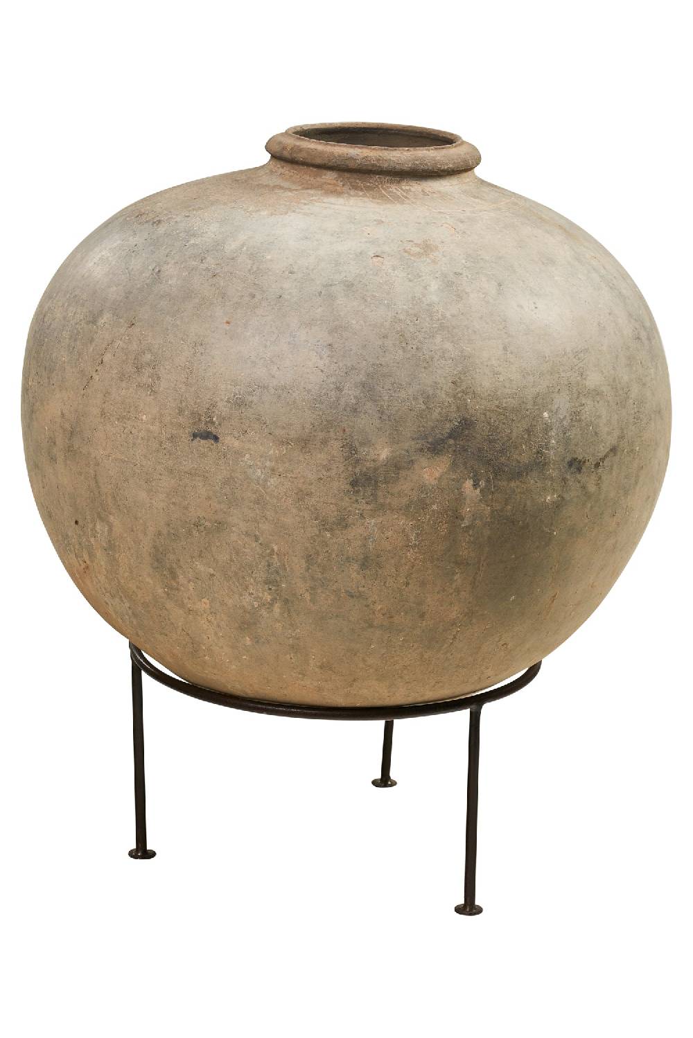 Novità Home Orcio metallo con base - originale Presa