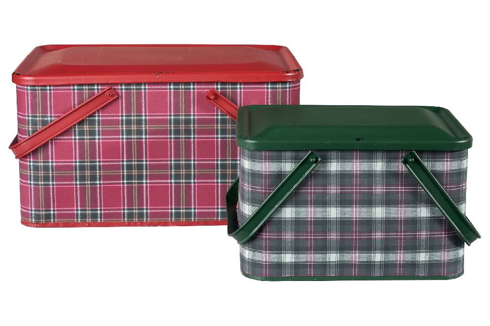 Novità Home Merry - Set 2 Scatole da Picnic Moda
