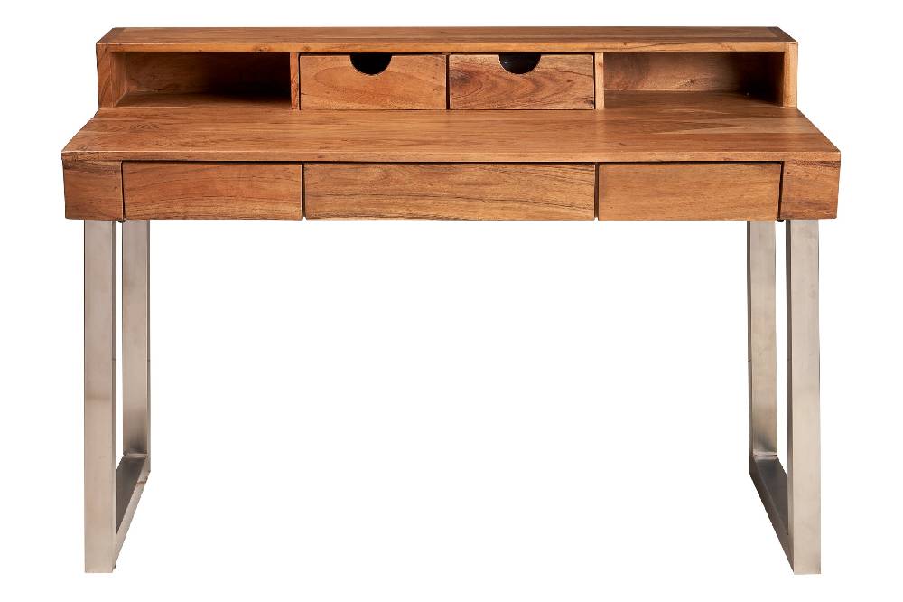 Novità Home Merlbourne - scrivania gambe color acciaio Fornitura limitata