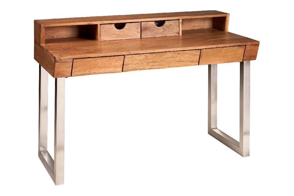 Novità Home Merlbourne - scrivania gambe color acciaio Fornitura limitata