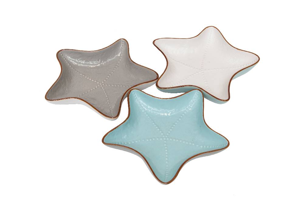 Novità Home Mediterraneo Linea Mare - Ciotola Stella - 3 Colori Assortiti Black Friday