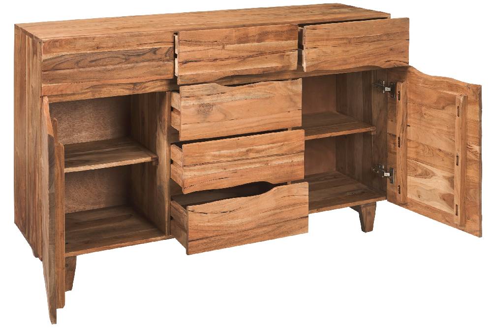 Novità Home Maui - credenza 2 sportelli 6 cassetti Latest fashion