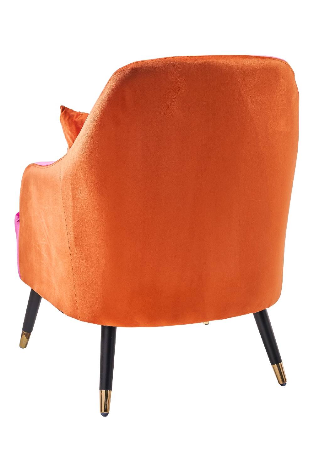 Novità Home Mariarosa - poltrona doppio colore con cuscino orange Lightning offer