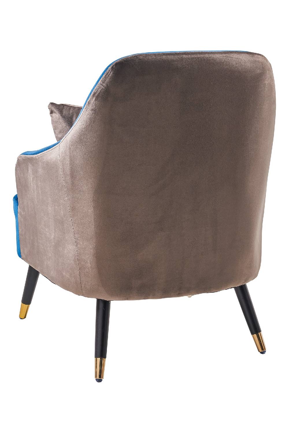 Novità Home Mariaceleste - poltrona doppio colore con cuscino grigio Grandi sconti