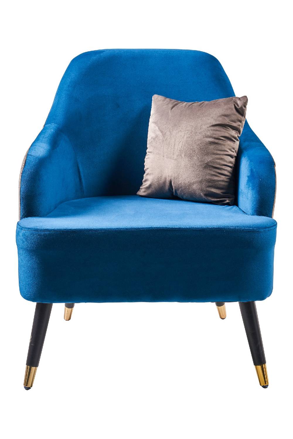 Novità Home Mariaceleste - poltrona doppio colore con cuscino grigio Grandi sconti
