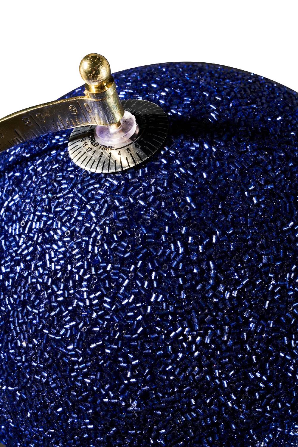 Novità Home Mappamondo - globo glitter blue argento base metallo dorato Liquidazione