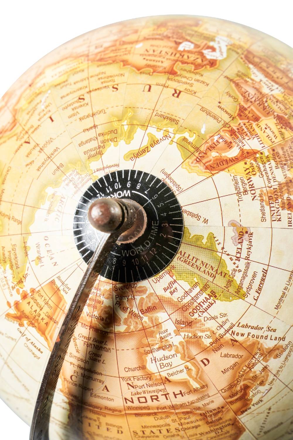 Novità Home Mappamondo - globo crema base metallo brunito Comprane uno, ottenene uno gratis