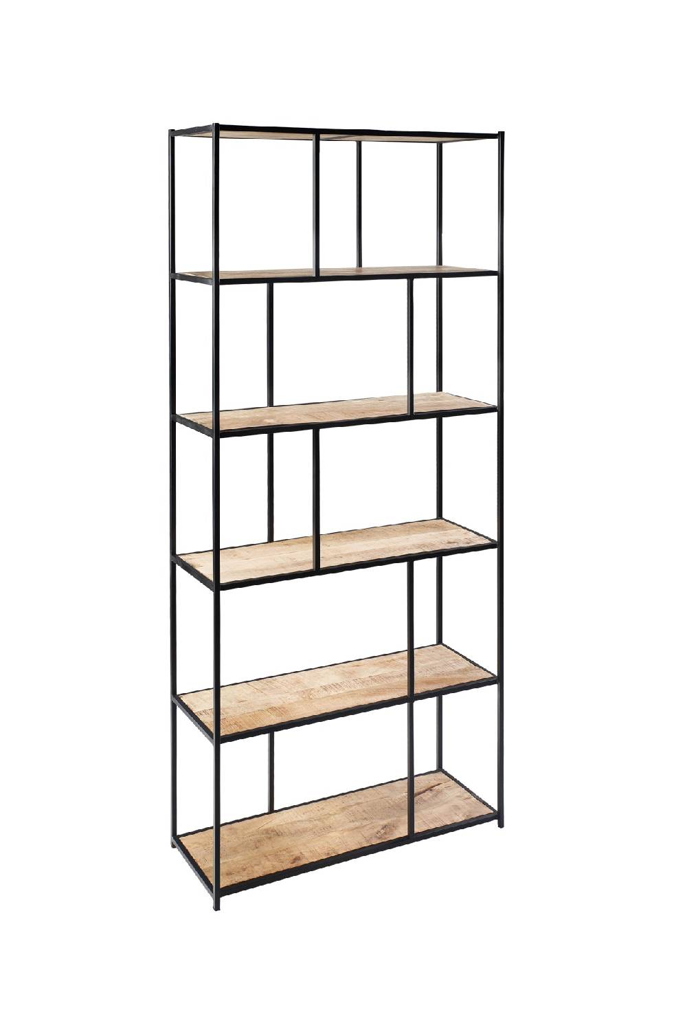 Novità Home Libreria in legno e metallo Promozione temporanea