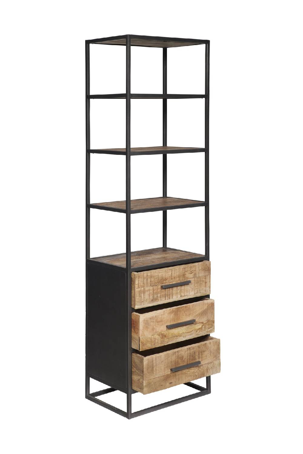 Novità Home Libreria 3 cassetti in legno e metallo Only for today