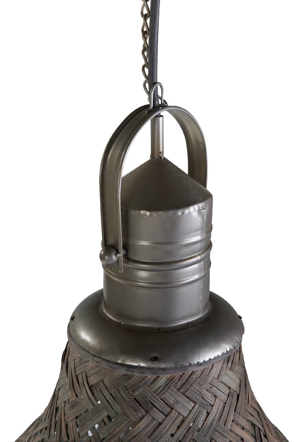 Novità Home Lampadario intreccio cupola chiaro bambu Esporta salva