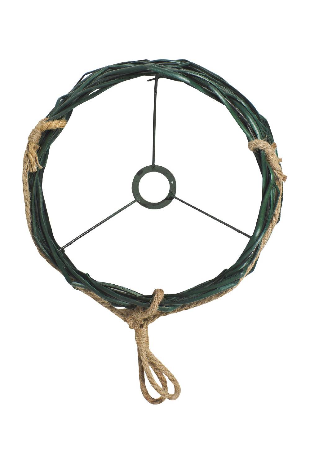 Novità Home Lampadario cesta rattan verde In vendita
