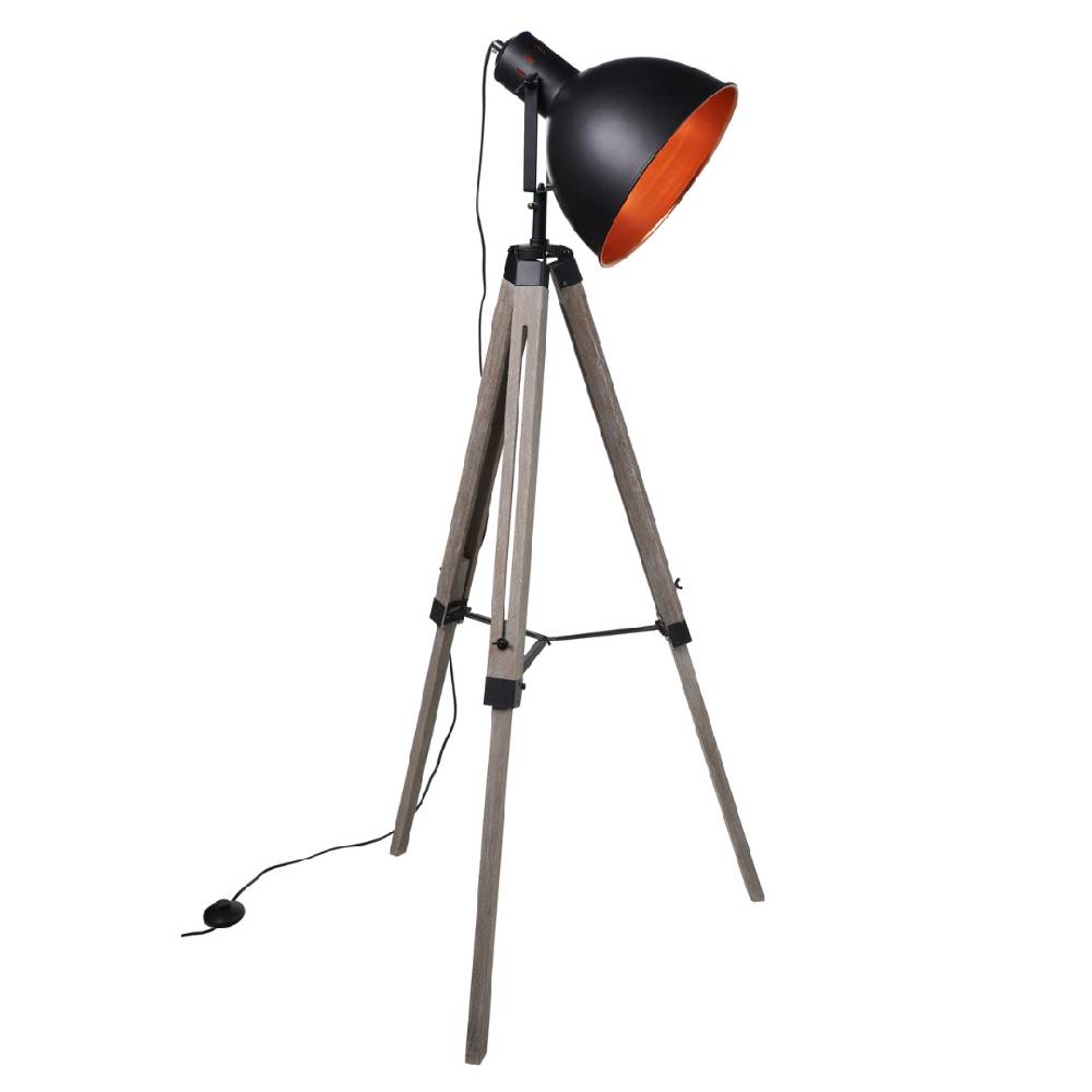 Novità Home Lampada regista da terra con faro color ottone 2025
