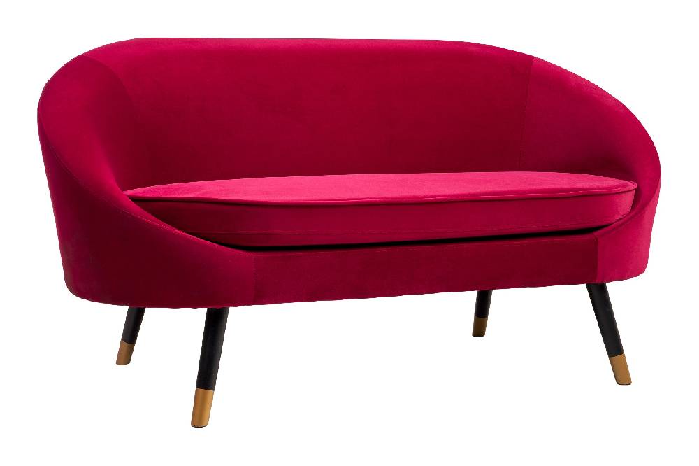 Novità Home Isadora - divano due posti rosso Qualità Garantita
