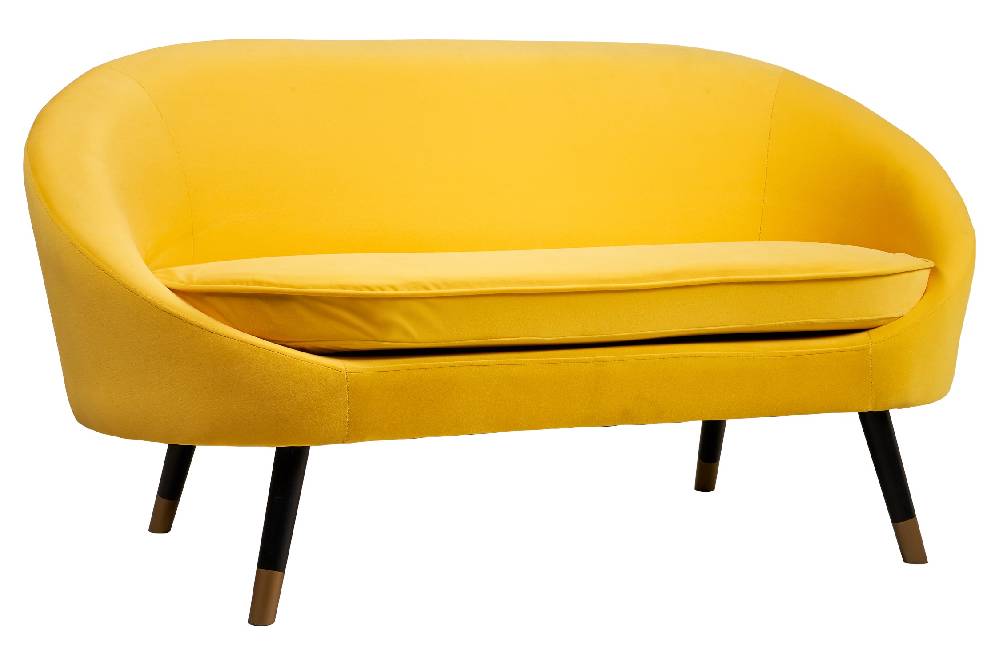 Novità Home Isadora - divano due posti giallo Negozi Online