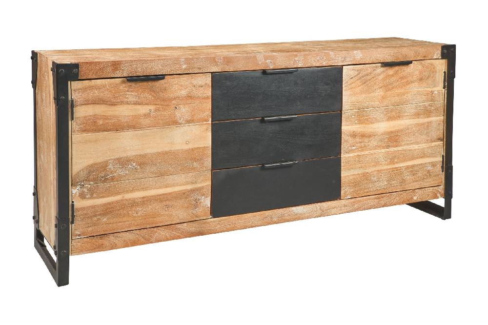 Novità Home Iron - credenza 3 cassetti Promozione Limitata