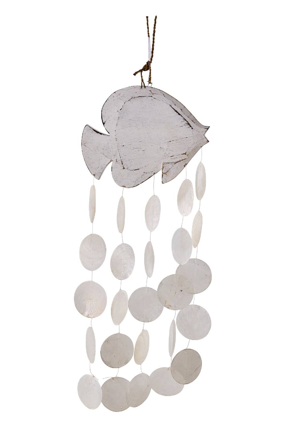 Novità Home Wind Sounds - Pesce Bianco 5 Fili Madreperla Semplice Shopping Online