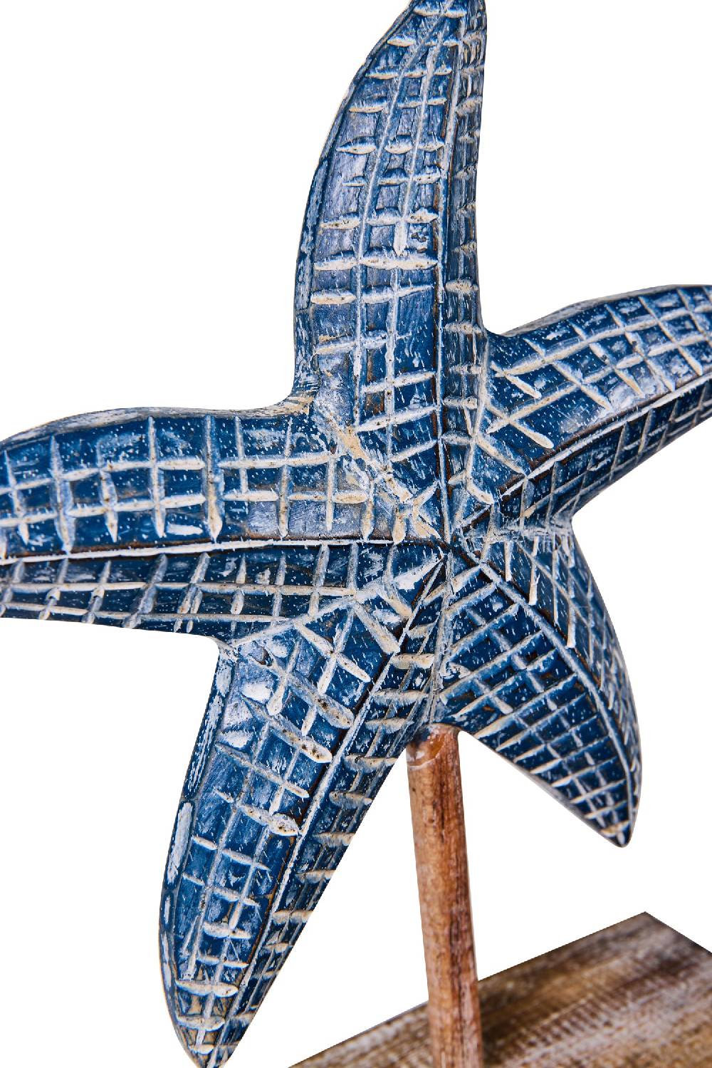 Novità Home Decor - Stella Marina Legno Mosaico Blue In Vendita