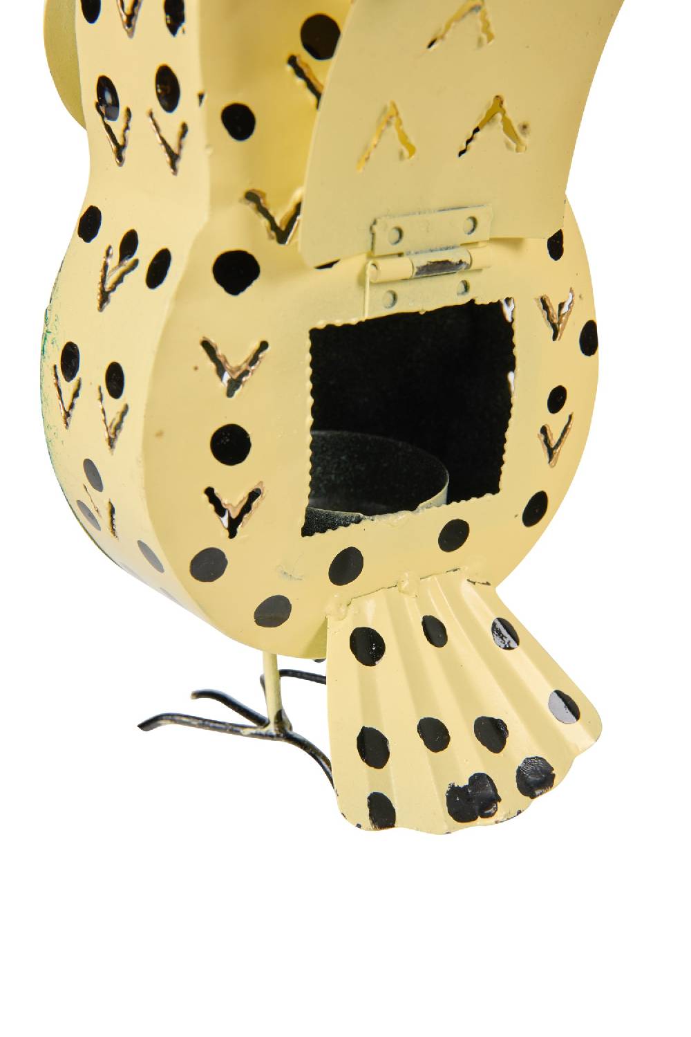 Novità Home Decor - Owl Con Pois Porta Candela Saldi
