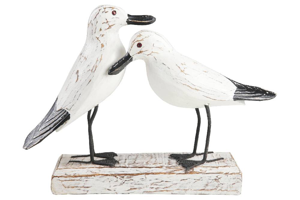 Novità Home Waterfowl - Gabbiani In Amore Su Tronco In Saldo