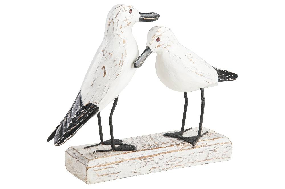 Novità Home Waterfowl - Gabbiani In Amore Su Tronco In Saldo