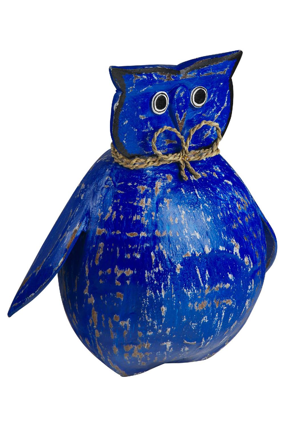 Novità Home Decor - Civetta Ali Aperte Cocco Blue Fornitura limitata