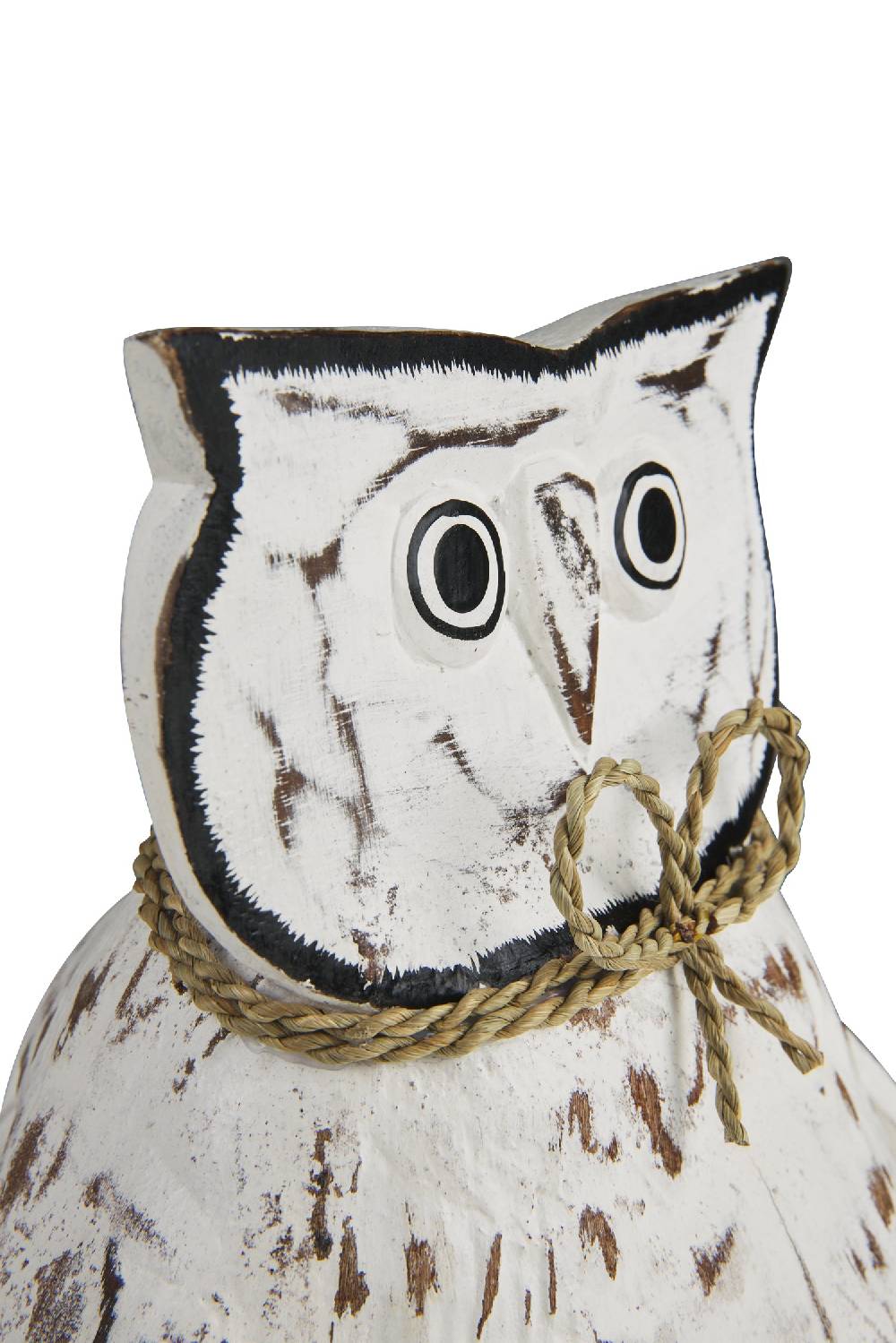 Novità Home Decor - Civetta Ali Aperte Cocco Bianca Shopping online