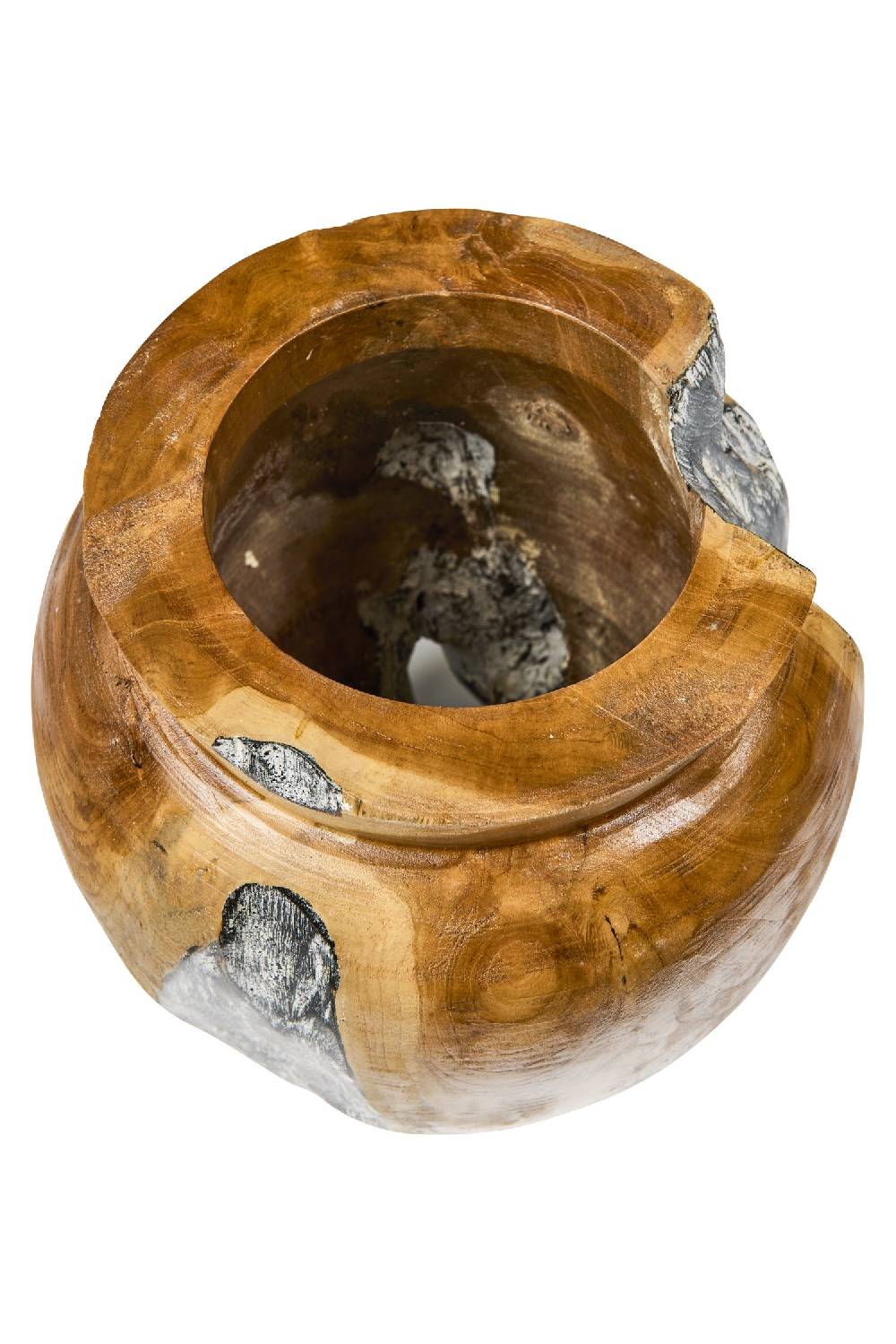 Novità Home Wood Art - Vaso Orcino Teak Offerta Anniversario