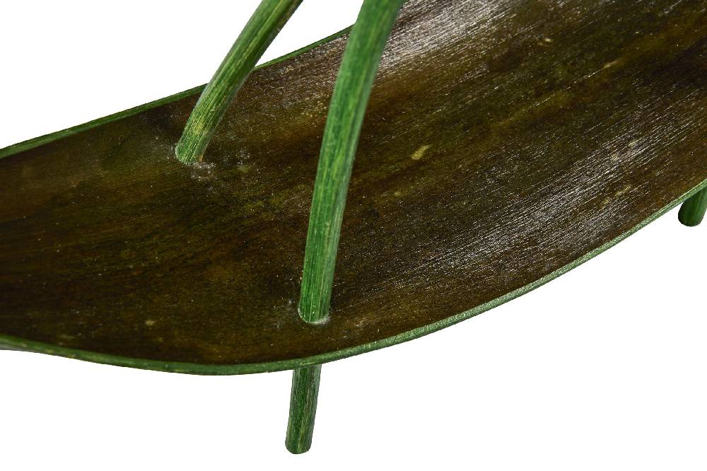 Novità Home Tray - Foglia Di Banano Con Manico Verde Offerta migliore