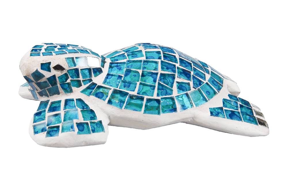 Novità Home Colour - Tartaruga Con Specchietti Azzurri Enormi risparmi