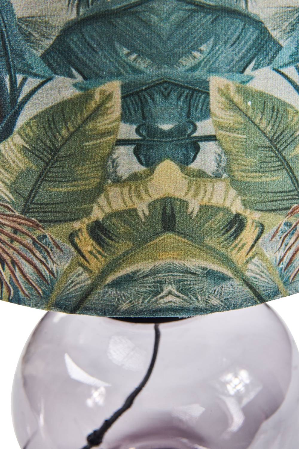 Novità Home Butterfly - Abat-Jour Cappello Velluto Turquese Fantasia Floreal ACQUISTA ORA
