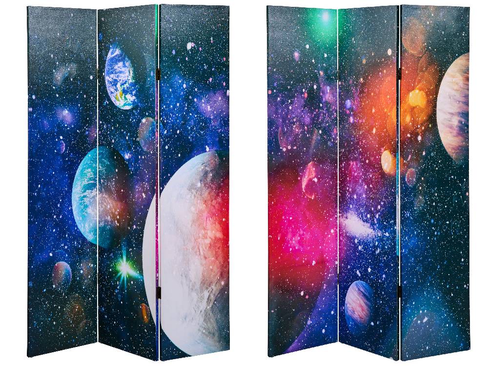 Novità Home Paravento - Universo Fronte Retro 3 Ante Canvas Ultimo giorno
