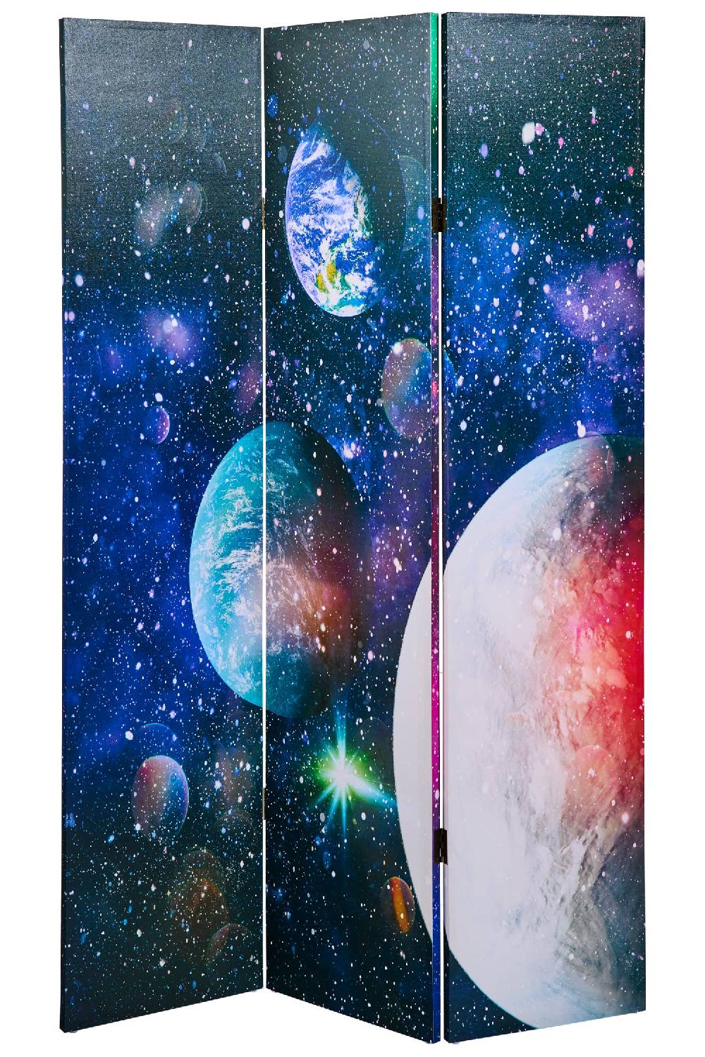 Novità Home Paravento - Universo Fronte Retro 3 Ante Canvas Ultimo giorno