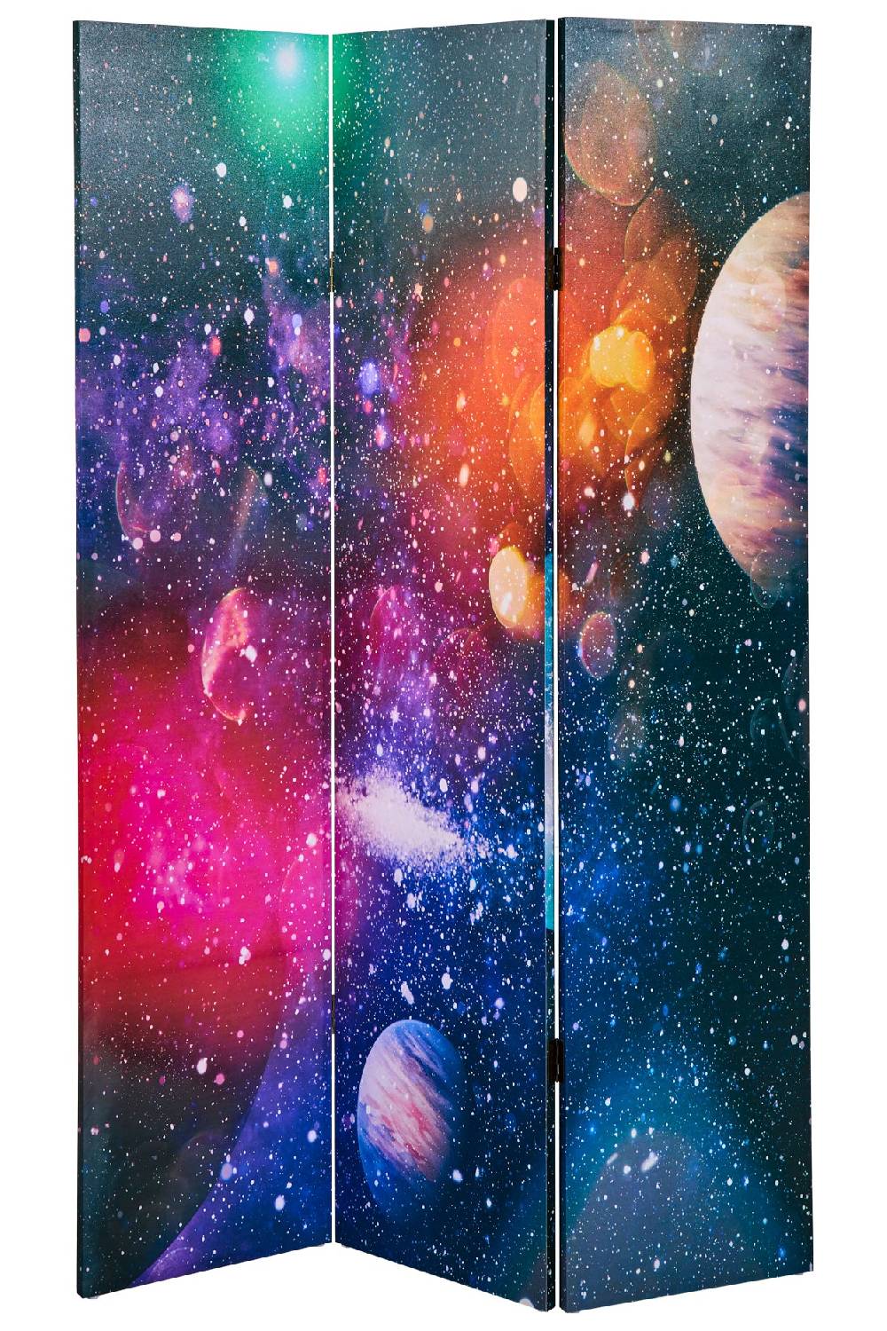 Novità Home Paravento - Universo Fronte Retro 3 Ante Canvas Ultimo giorno