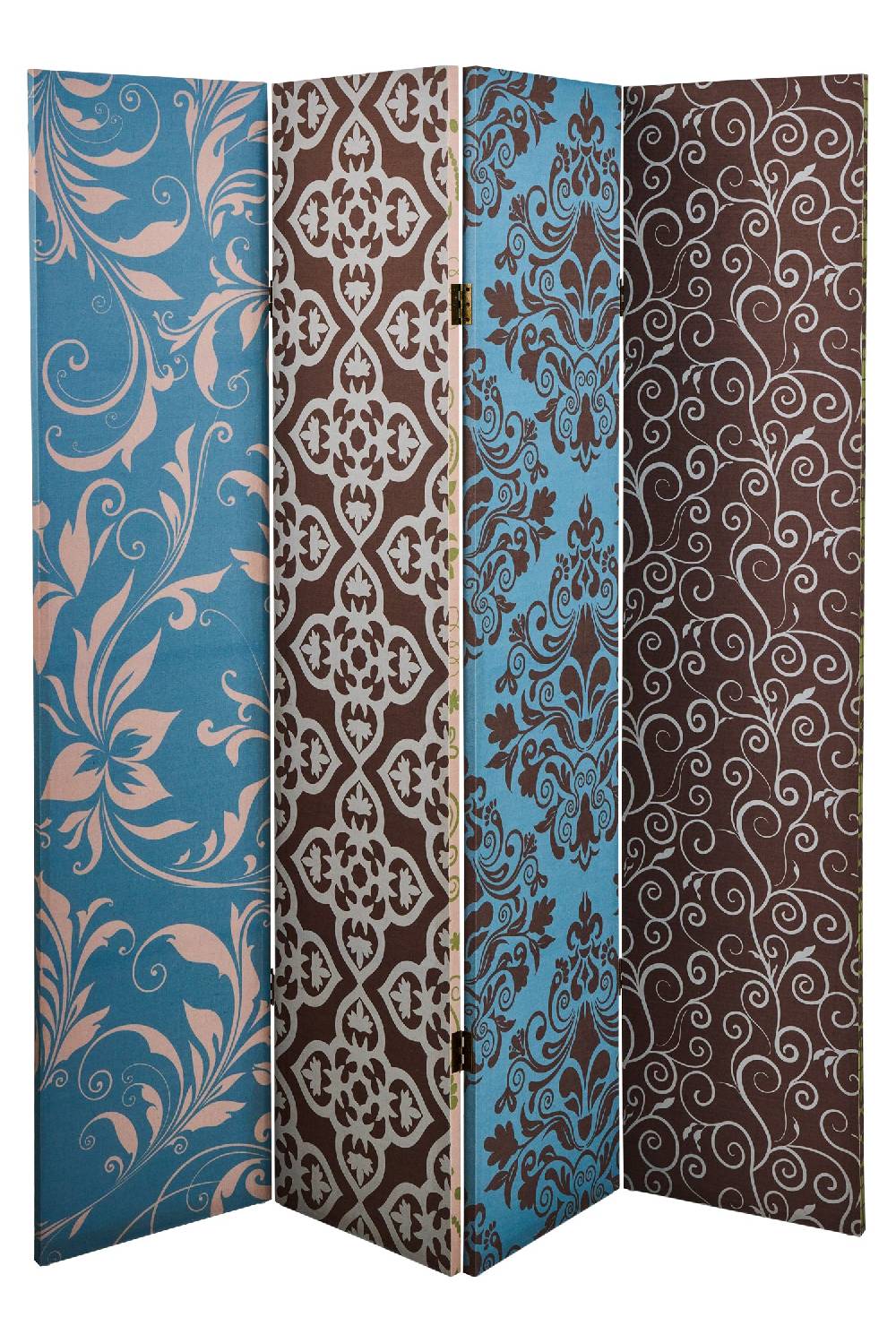 Novità Home Paravento - Stampa Barocco Fronte Retro 4 Ante Linen Fino al 50% di sconto