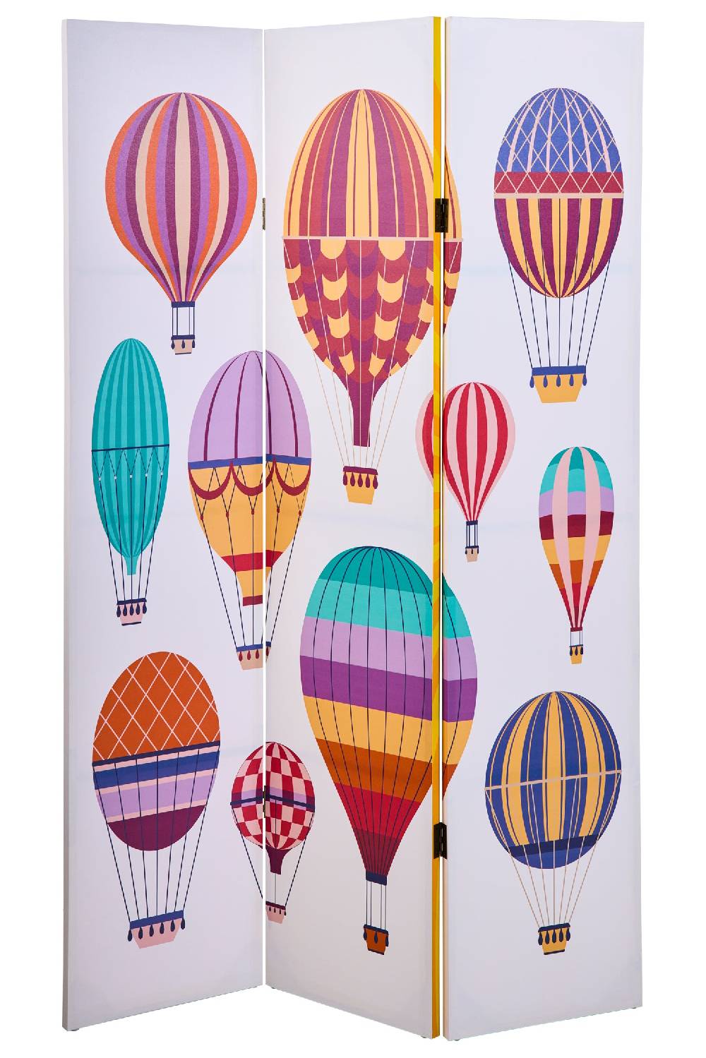Novità Home Paravento - Mongolfiere Paraide Fronte Retro 3 Ante Canvas Fino al 60% di sconto