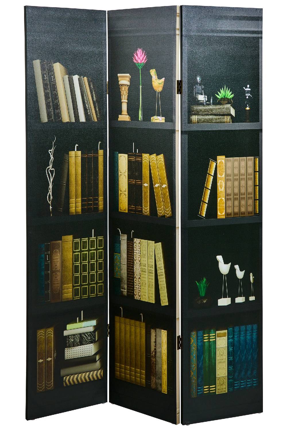 Novità Home Paravento - Libreria Fronte Retro 3 Ante Canvas Only for today