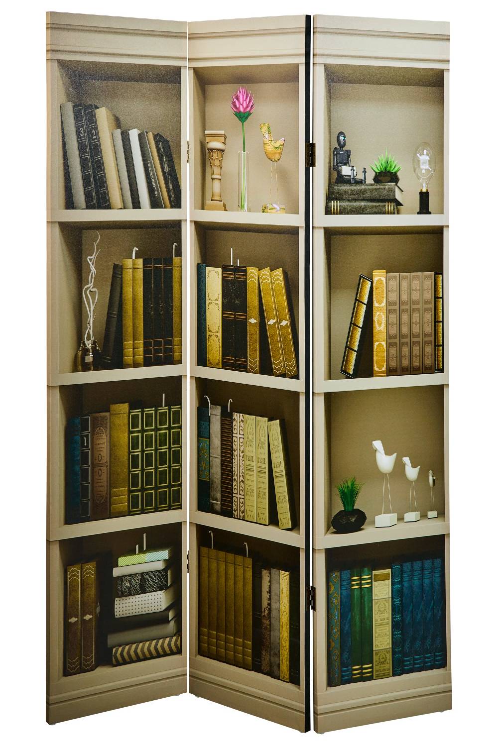 Novità Home Paravento - Libreria Fronte Retro 3 Ante Canvas Only for today