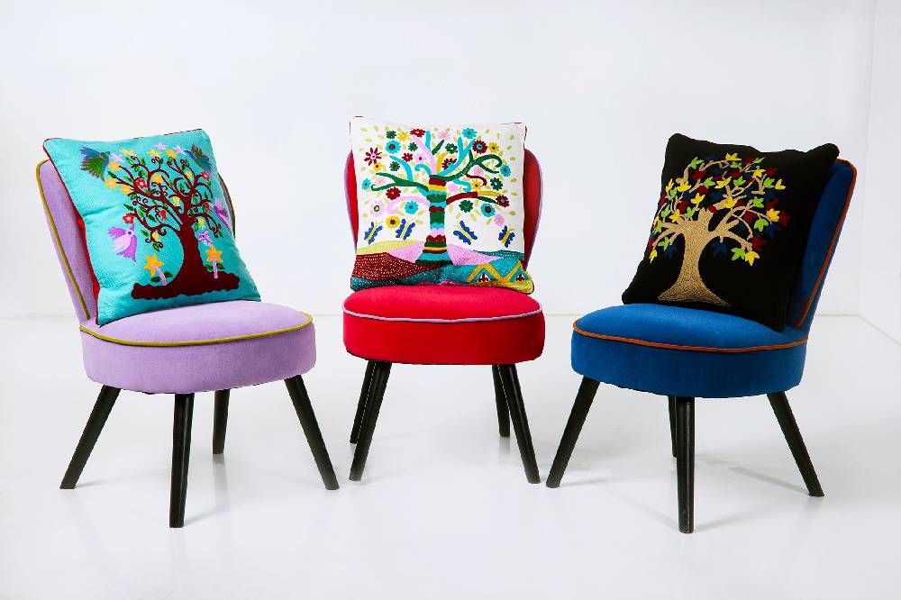 Novità Home Embrodery - Cuscino Tree Of Day Happiness 2025