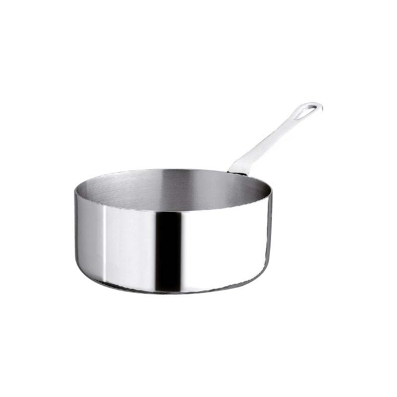 Pentole Agnelli Casseruolino 1932 basso in aluinox 3mm – 1 manico