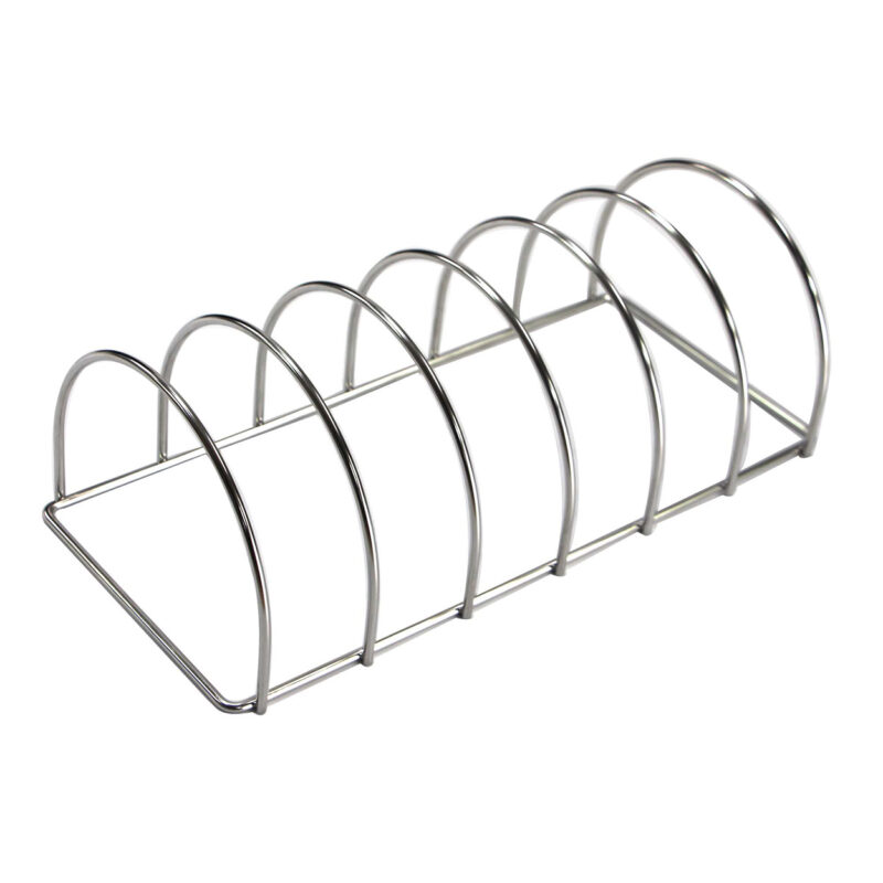 Pentole Agnelli Cuoci Ribs in acciaio per BBQ Kamado